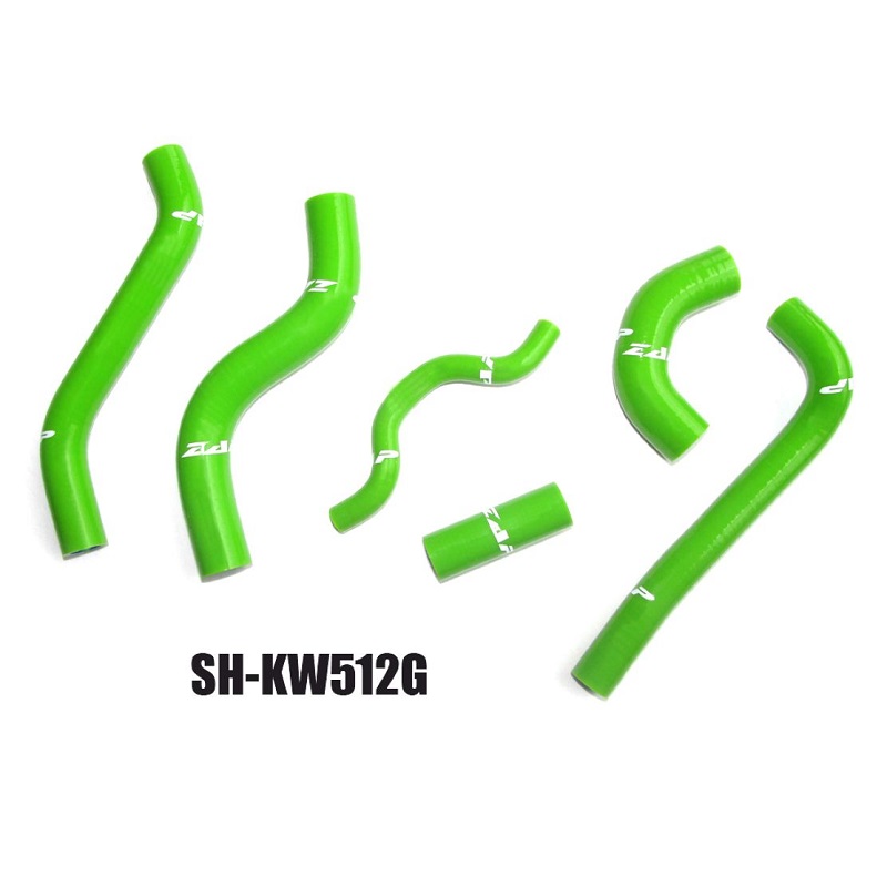 ZAP Silikon-Kühlerschlauch Kawasaki KXF250 06-08 grün ZAP Silikon-Kühlerschlauch Kawasaki KXF250 06-08 grün
