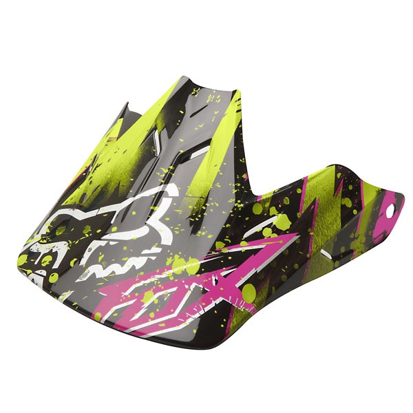 FOX V3 Riot Helmet Visor 11 acid green FOX V3 Riot Helmet Visor 11 acid green