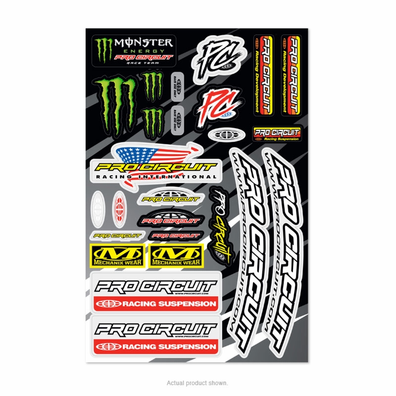 Pro Circuit Deluxe Logo Stickerkit Pro Circuit Deluxe Logo Stickerkit