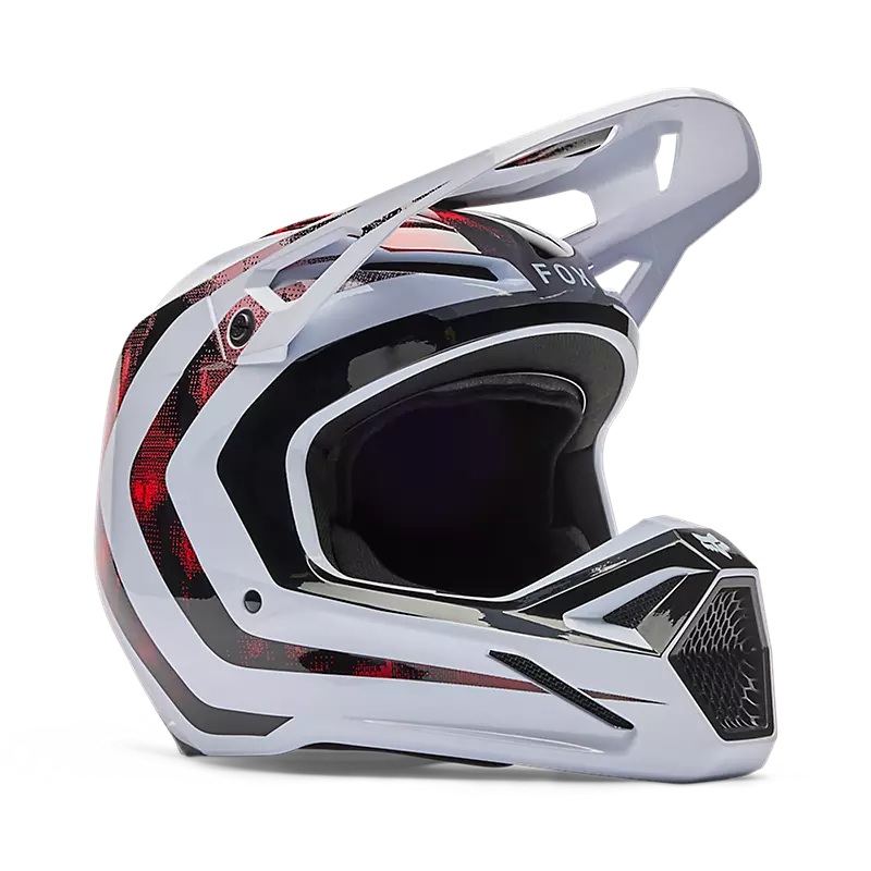 FOX V1 Kairos MX-Helm Weiß/Fluo Rot FOX V1 Kairos MX-Helm Weiß/Fluo Rot