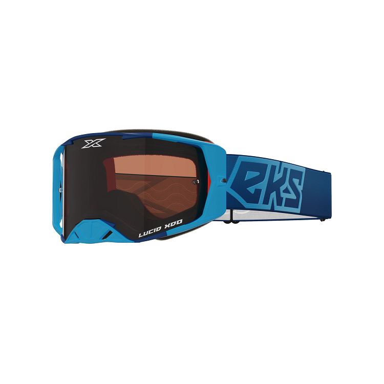 EKS Lucid Brille Blue ,  Auburn Afterburner Lens