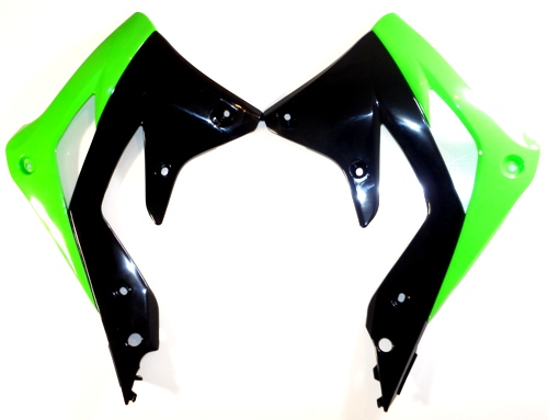 Race Tech Kühlerspoiler KXF450 12-> grün/schwarz