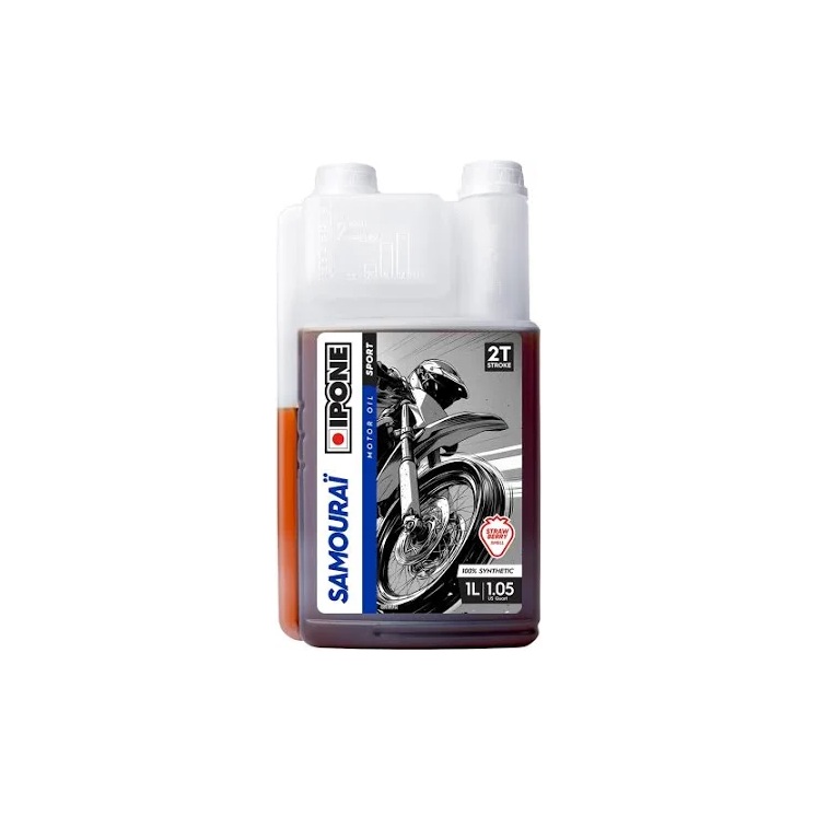 Samourai Racing 2Takt Öl vollsynthetisch 1Liter mit "Erdbeerduft" Samourai Racing 2Takt Öl vollsynthetisch 1Liter mit "Erdbeerduft"