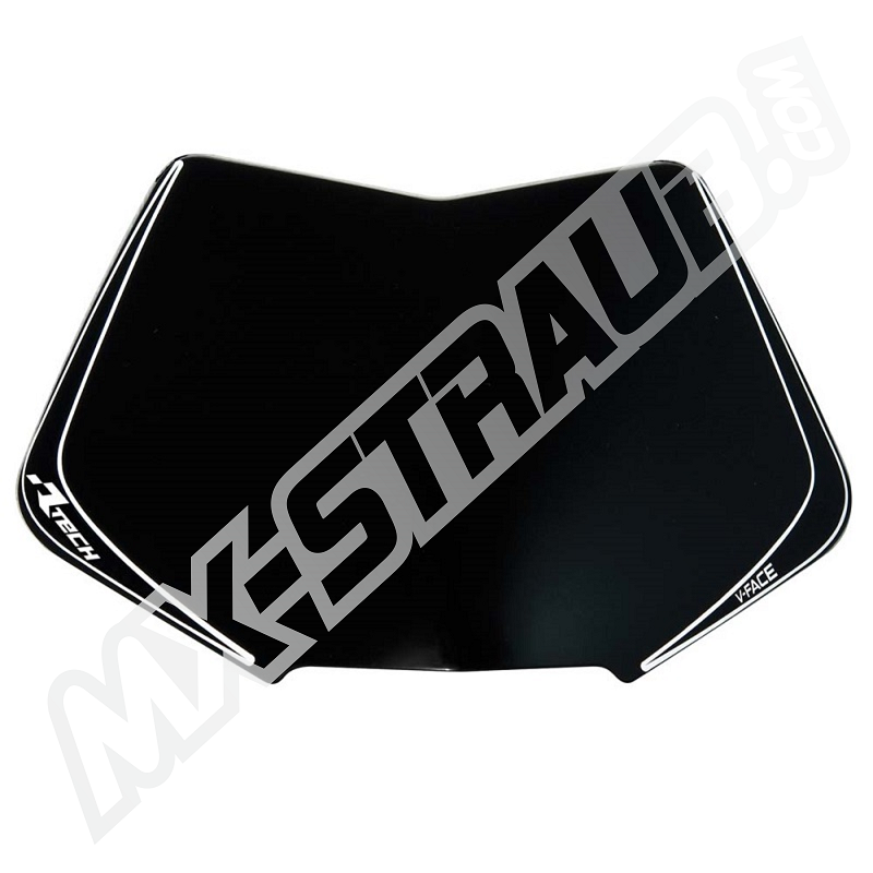 RaceTech Oberteil für V-Face Lampenmaske schwarz RaceTech Oberteil für V-Face Lampenmaske schwarz