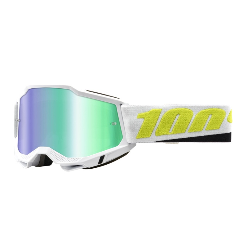 100% Accuri 2 MX-Brille Peyote- Mirror Green Lens