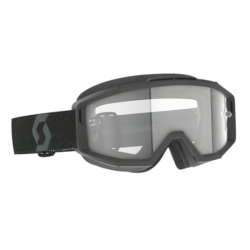 SCOTT Split OTG Brille schwarz / klares Glas SCOTT Split OTG Brille schwarz / klares Glas