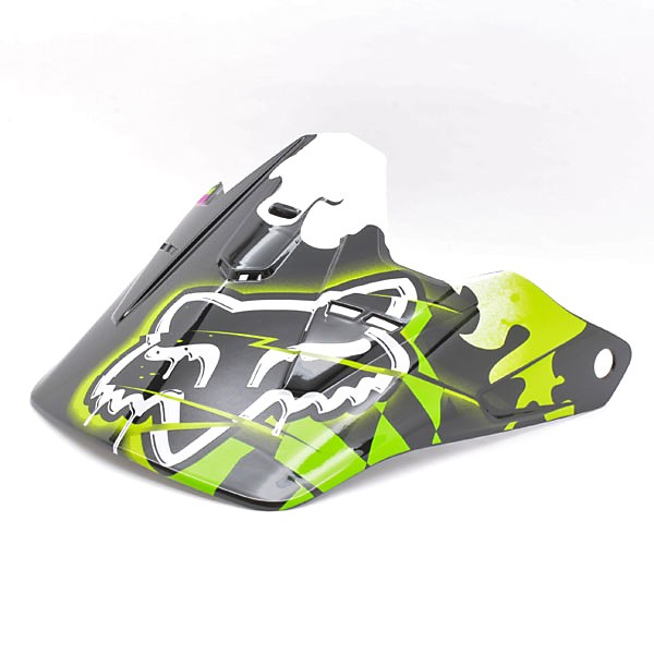 FOX V1 Checked Out Helmet Visor 11 Green FOX V1 Checked Out Helmet Visor 11 Green