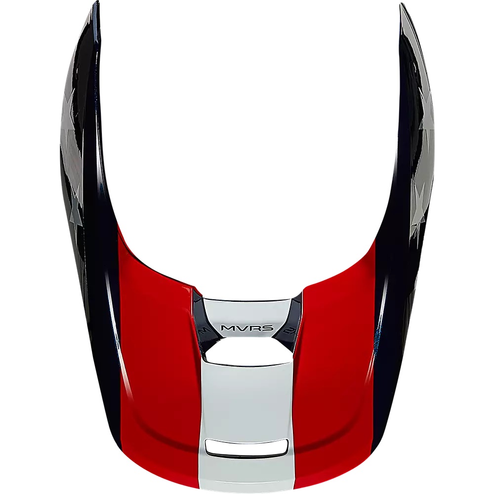 FOX V1 Ultra Helm Ersatz-Schild weiß/rot/blau Gr: XS/S