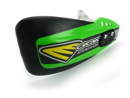 Handschale "Cycra" Stealth DX universal mit Alu Anbaukit grün Handschale "Cycra" Stealth DX universal mit Alu Anbaukit grün
