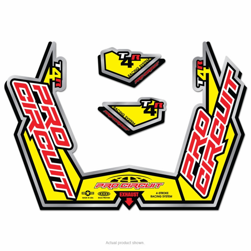 Aufkleberkit für Pro Circuit Schalldämpfer T4R Aufkleberkit für Pro Circuit Schalldämpfer T4R