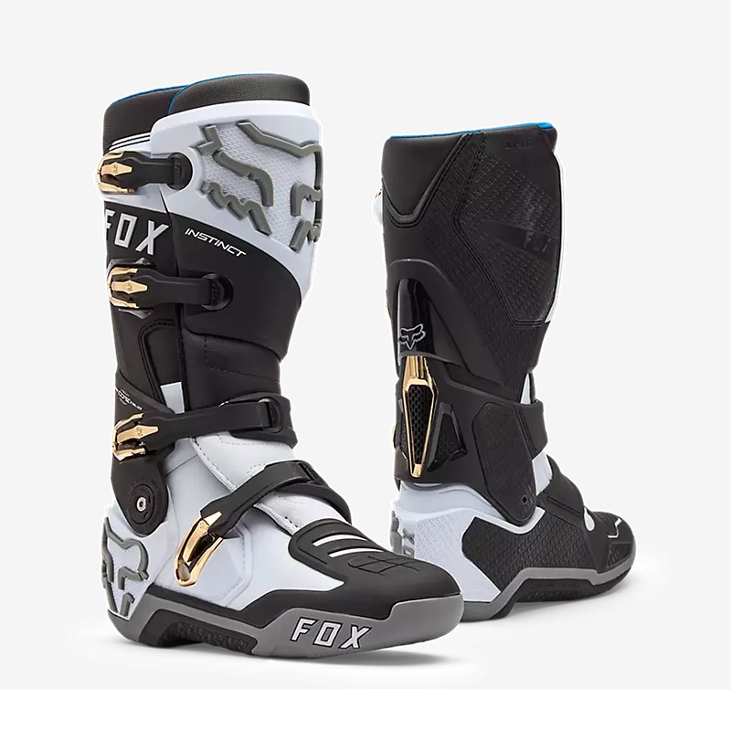 FOX Instinct MX-Stiefel MX26 Weiß/Schwarz/Grau Gr: 10 / 44 FOX Instinct MX-Stiefel MX26 Weiß/Schwarz/Grau Gr: 10 / 44