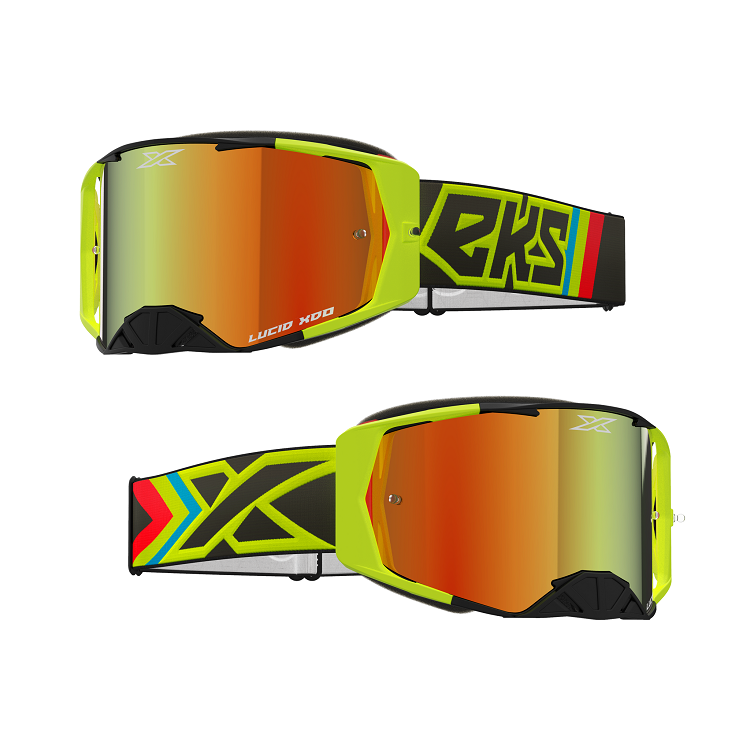 EKS Lucid Brille Flo Fire , Red Mirror EKS Lucid Brille Flo Fire , Red Mirror