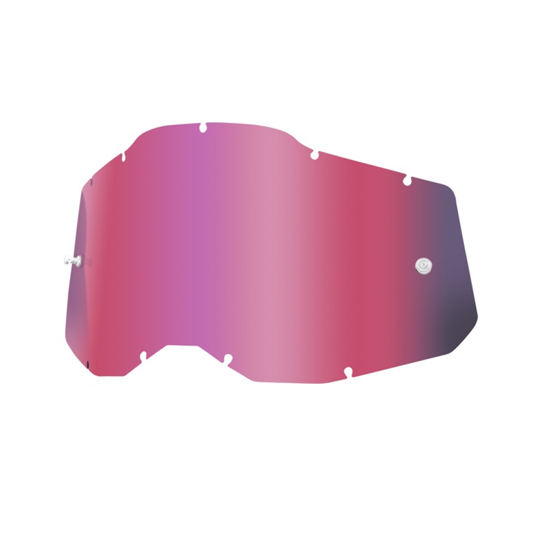 Ersatzglas für 100% RC2/AC2/ST2-Brille in Pink verspiegelt Ersatzglas für 100% RC2/AC2/ST2-Brille in Pink verspiegelt