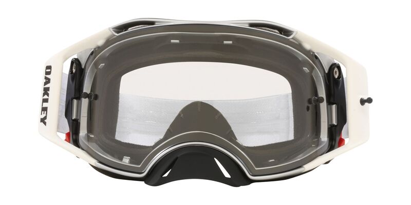OAKLEY Airbrake MX Goggle - Tuff Blocks White Klare Linse