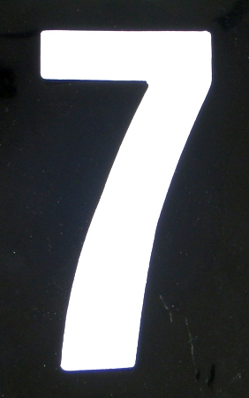 Startnummern Standard 15cm weiß