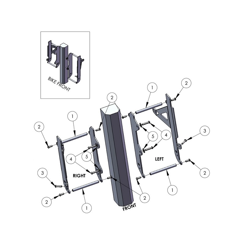 ZAP Kühlerschützer aus Aluminium für RMZ450 10-> ZAP Kühlerschützer aus Aluminium für RMZ450 10->