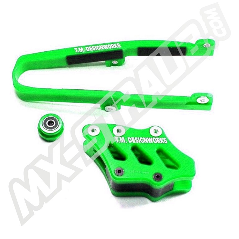 TMD Kettenführungskit#2 KXF250 09-16/450 09-15 grün TMD Kettenführungskit#2 KXF250 09-16/450 09-15 grün