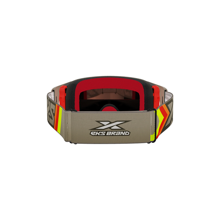 EKS Lucid Brille Black & Tan , Red Mirror EKS Lucid Brille Black & Tan , Red Mirror