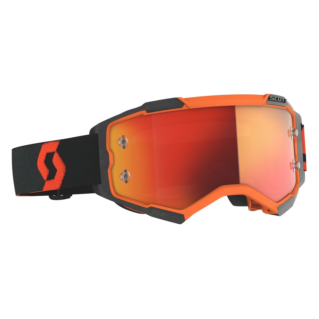 SCOTT Fury MX-Brille  Orange/Black / Orange Chrome Works