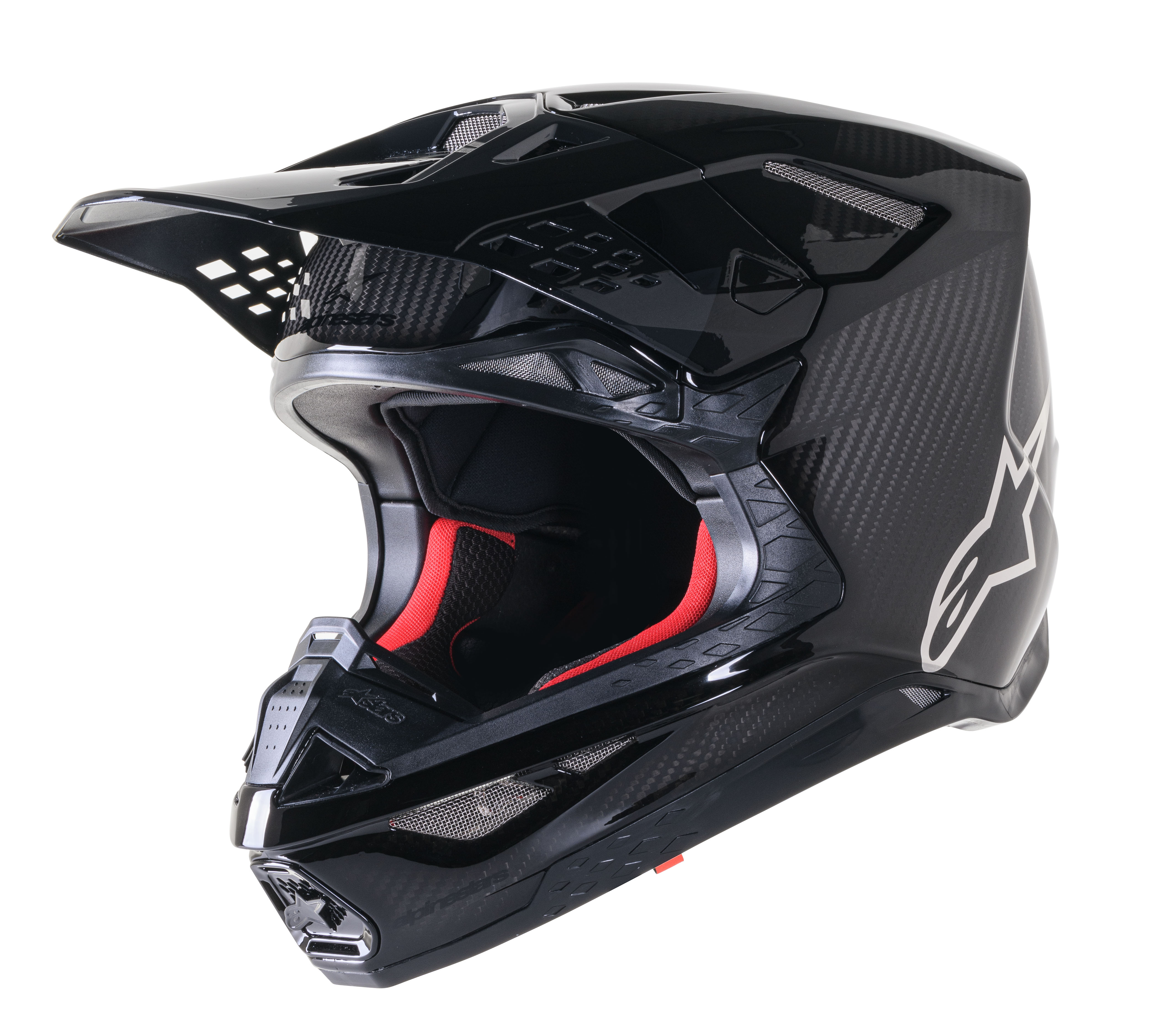 Alpinestars MX-Helm SM10 Carbon schwarz/matt  Gr: L