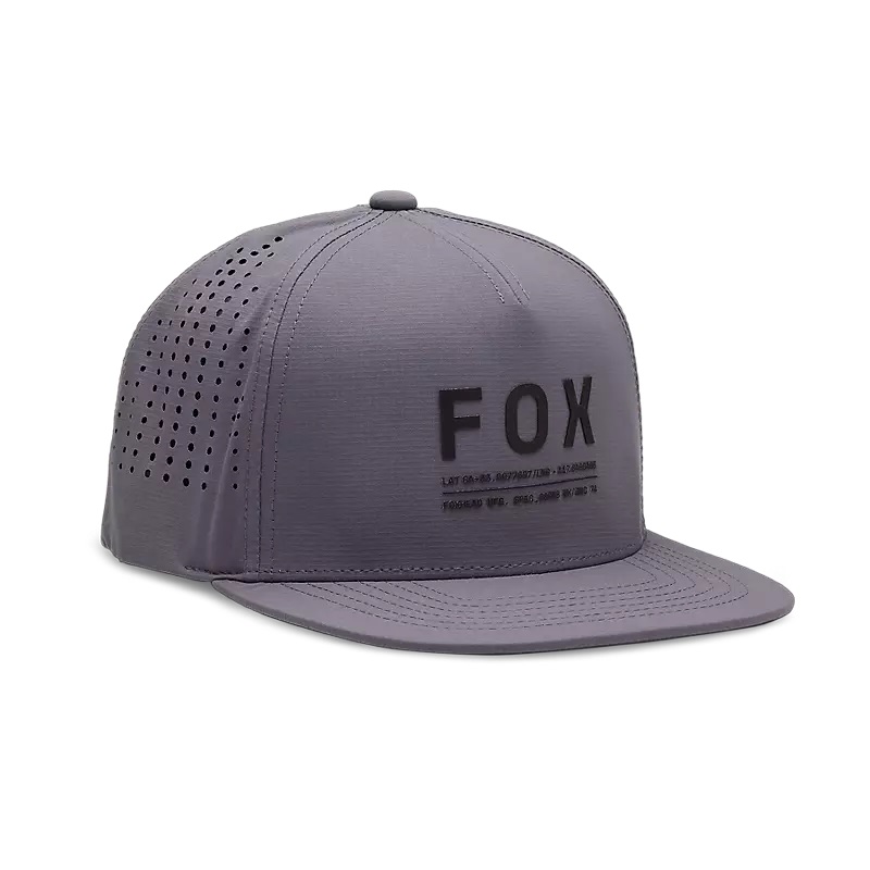 FOX Non Stop Funktions-Snapback-Kappe Stahlgrau FOX Non Stop Funktions-Snapback-Kappe Stahlgrau