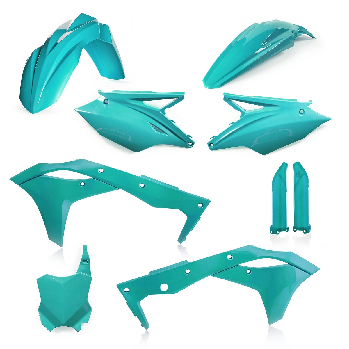 Acerbis Plastik-Kit kompl. Kawasaki KX250F 17-> Türkis Acerbis Plastik-Kit kompl. Kawasaki KX250F 17-> Türkis