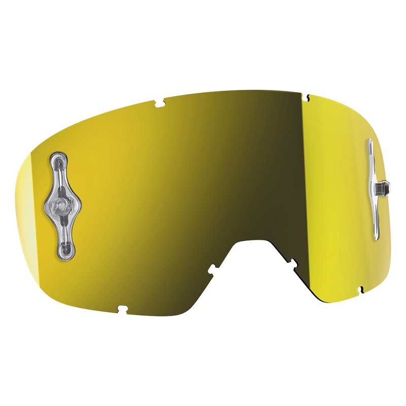 Ersatzglas für Scott Kinder MX-Brille Buzz Works Chrome Yellow Ersatzglas für Scott Kinder MX-Brille Buzz Works Chrome Yellow