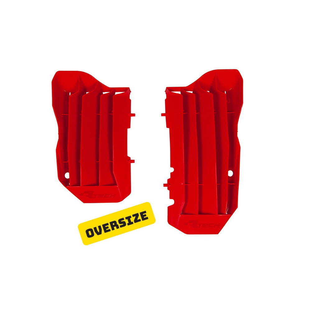 Rtech Oversize Kühlerschutzlamellen CRF450 17-20 Rot Rtech Oversize Kühlerschutzlamellen CRF450 17-20 Rot