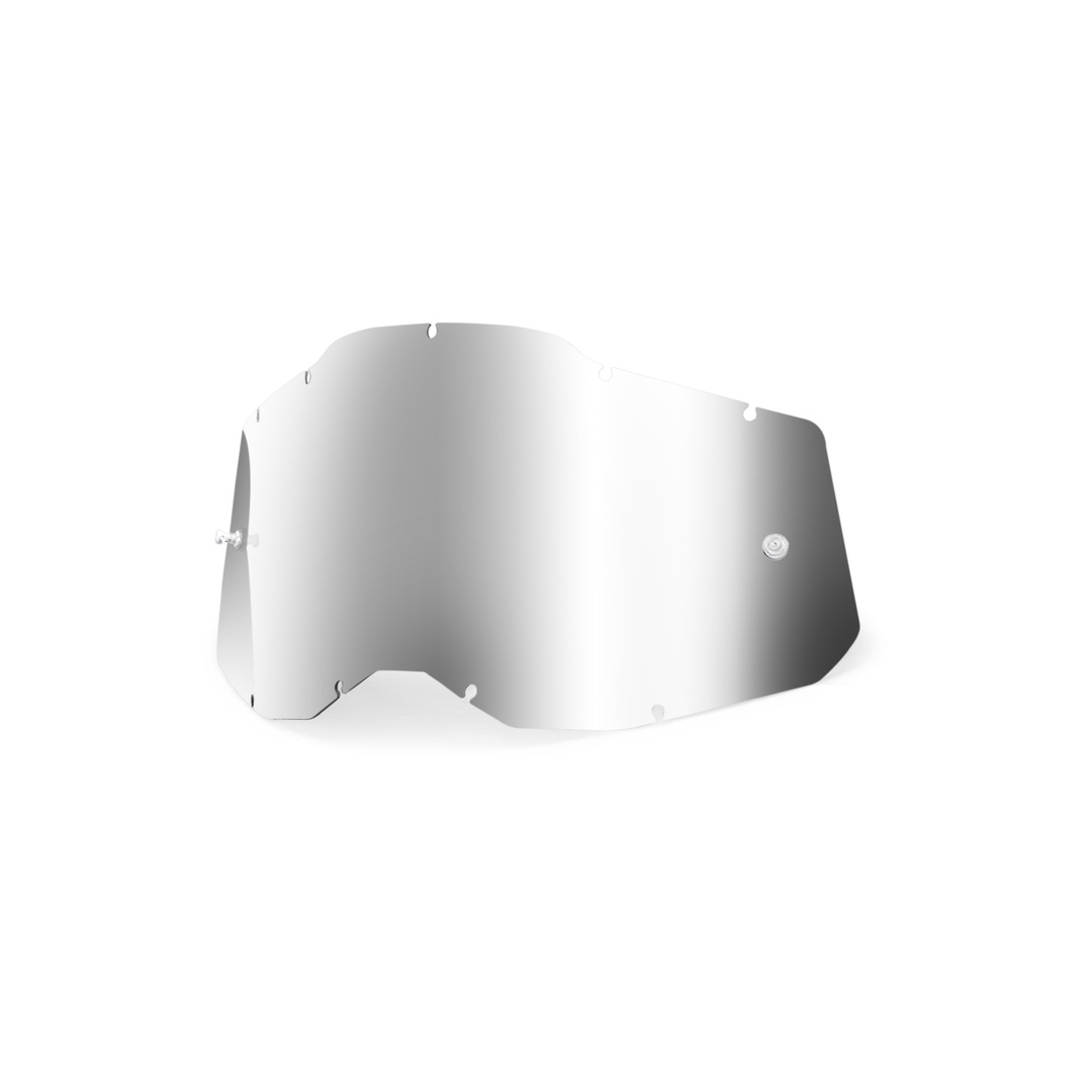 Ersatzglas für 100% RC2/AC2/ST2-Brille in Silber verspiegelt Ersatzglas für 100% RC2/AC2/ST2-Brille in Silber verspiegelt