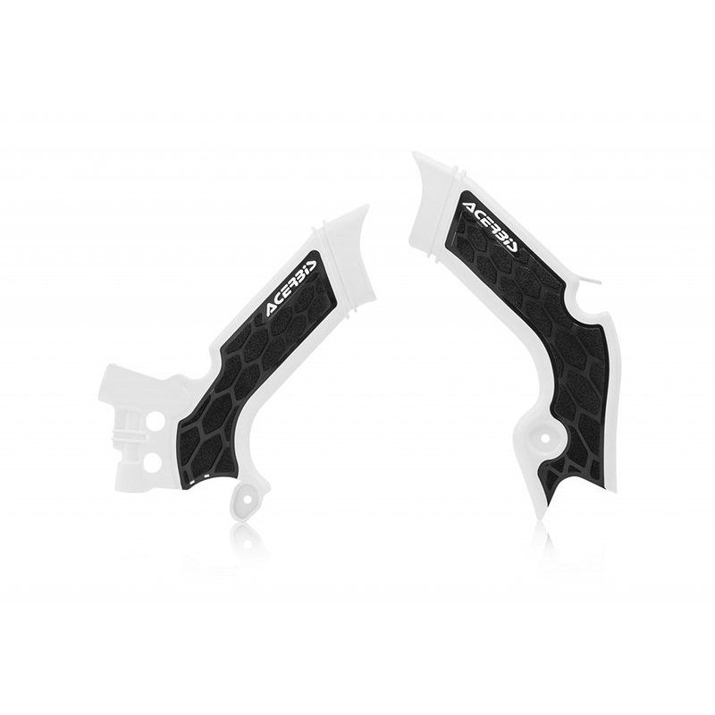Acerbis Rahmenschützer X-Grip KXF450 19-/ 250 21- Weiß/Schwarz