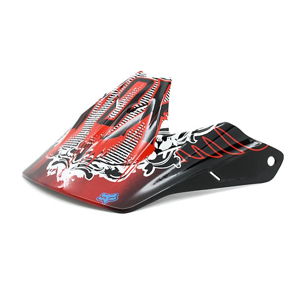 FOX V3 Montage Visor black/red (01049) FOX V3 Montage Visor black/red (01049)