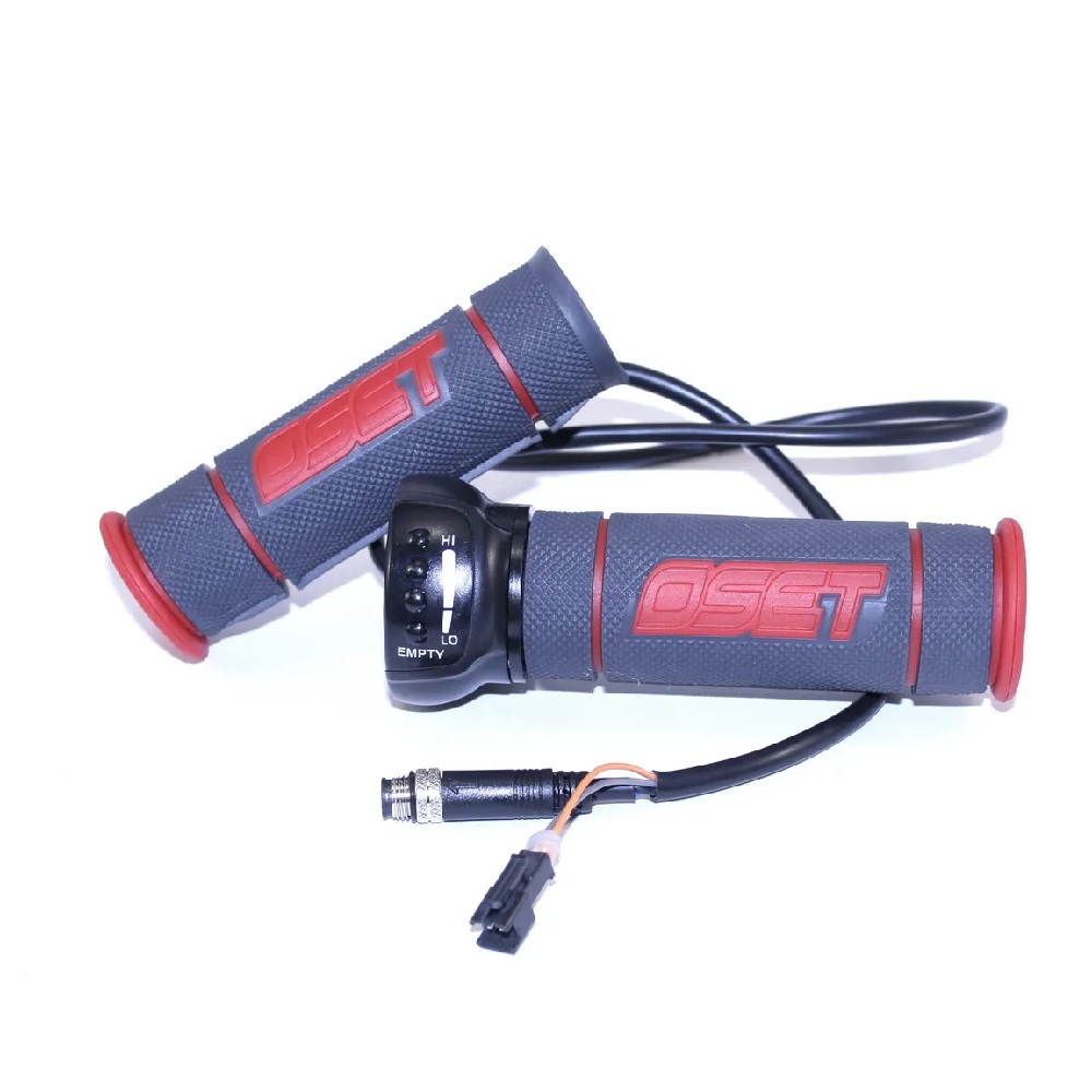 Gasgriff OSET 12,5Racing 24V rot schwarz Gasgriff OSET 12,5Racing 24V rot schwarz