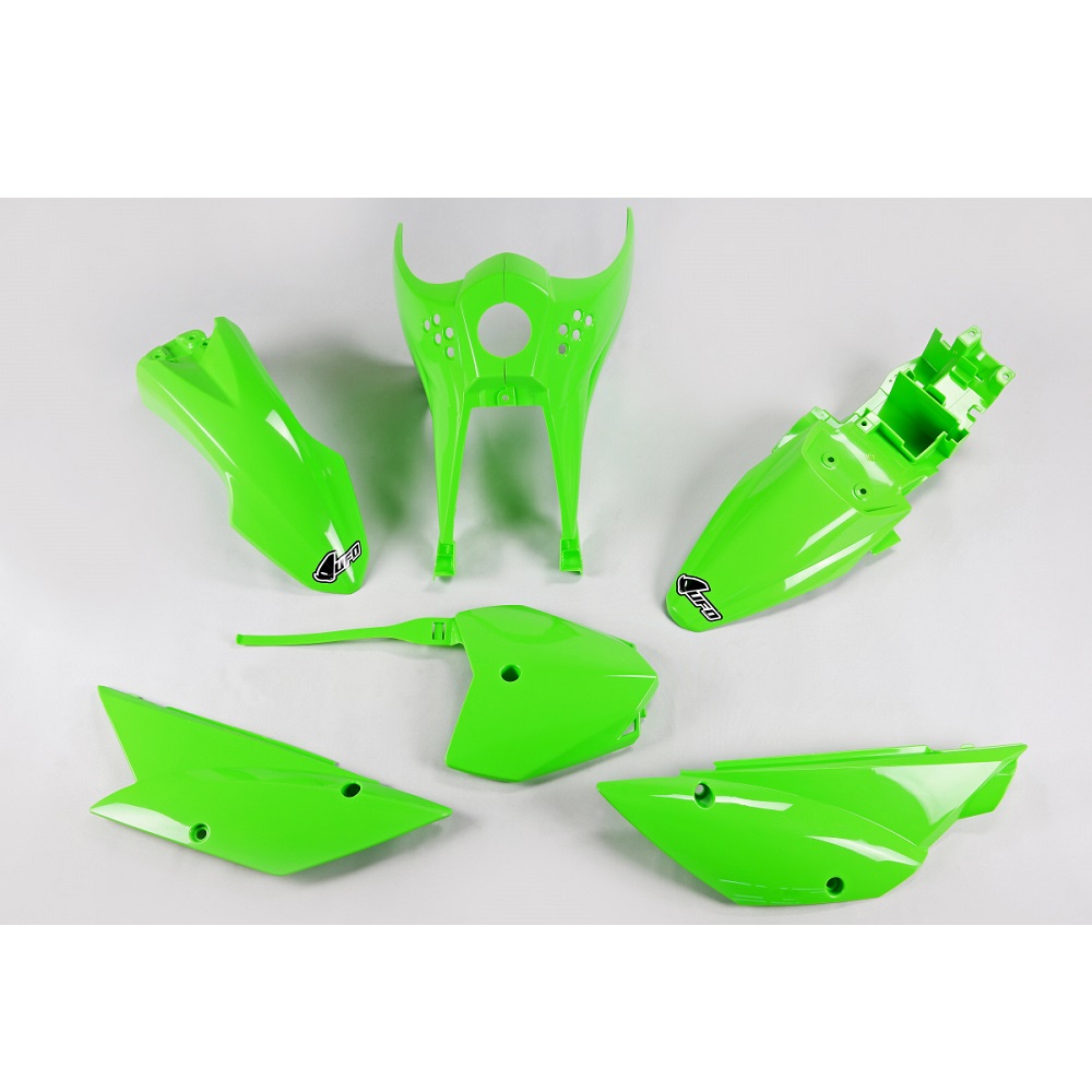 Plastikkit komplett für KLX110R 10-22 in Grün Plastikkit komplett für KLX110R 10-22 in Grün