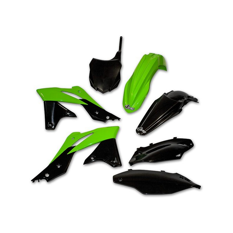 UFO Plastik-Kit Kawasaki KXF250 13-> OEM Farbe