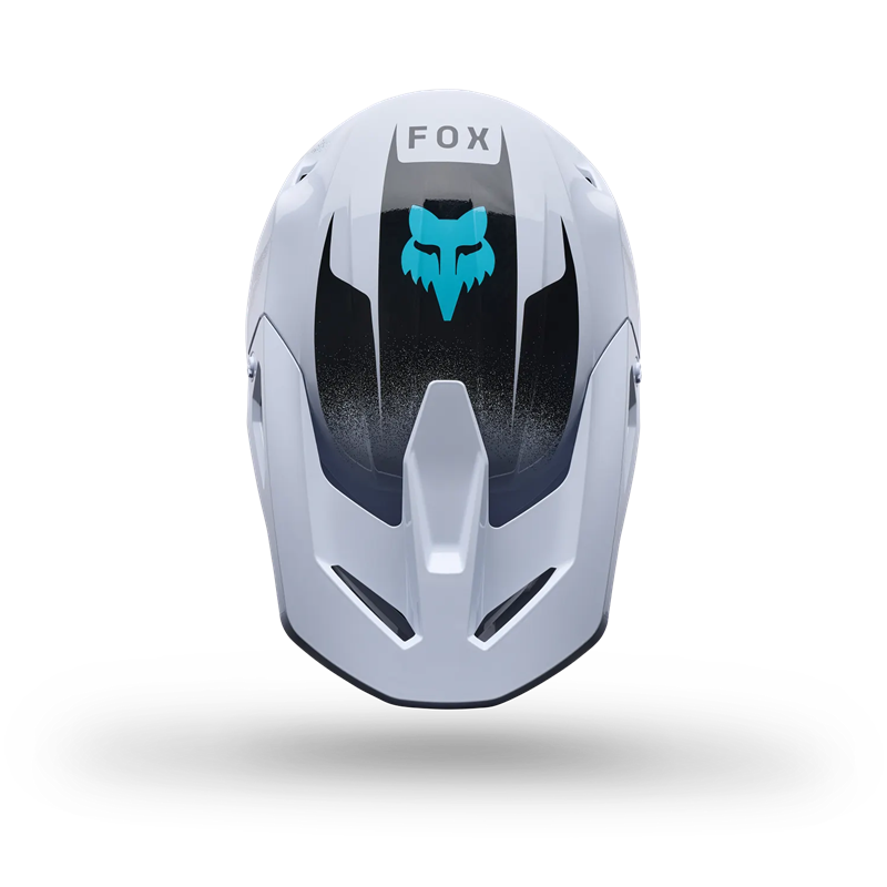 V1 Clutch MX-Helm Weiß/Schwarz