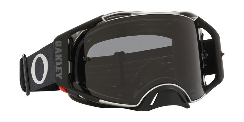 OAKLEY Airbrake MX Goggle - Tuff Blocks Black Gunmetal Linse Grau