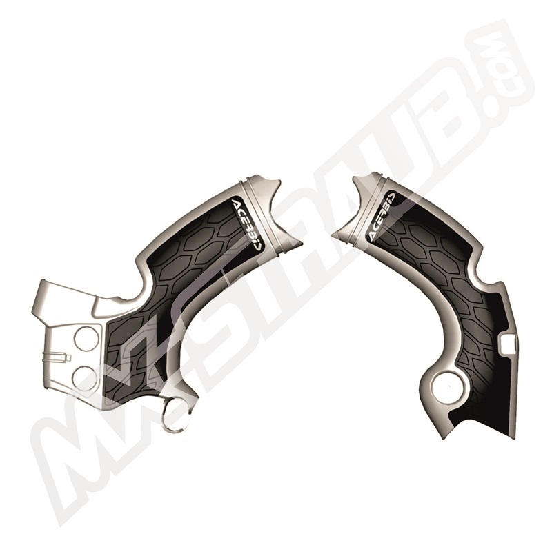 Acerbis Rahmenschützer X-Grip KXF250 17-> Grau/Schwarz Acerbis Rahmenschützer X-Grip KXF250 17-> Grau/Schwarz