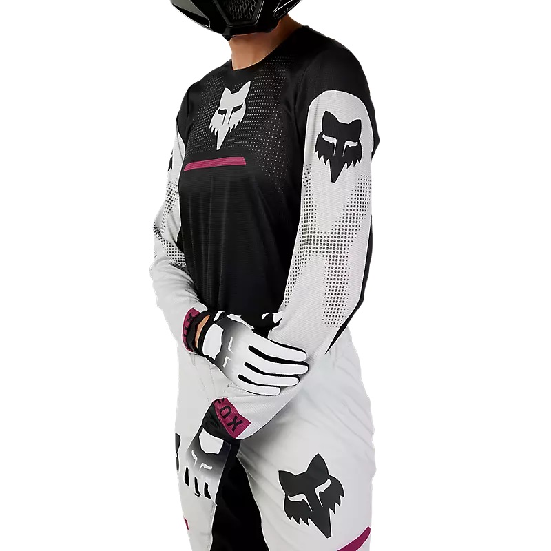 FOX MX-Jersey Flexair Optical Damen Grau