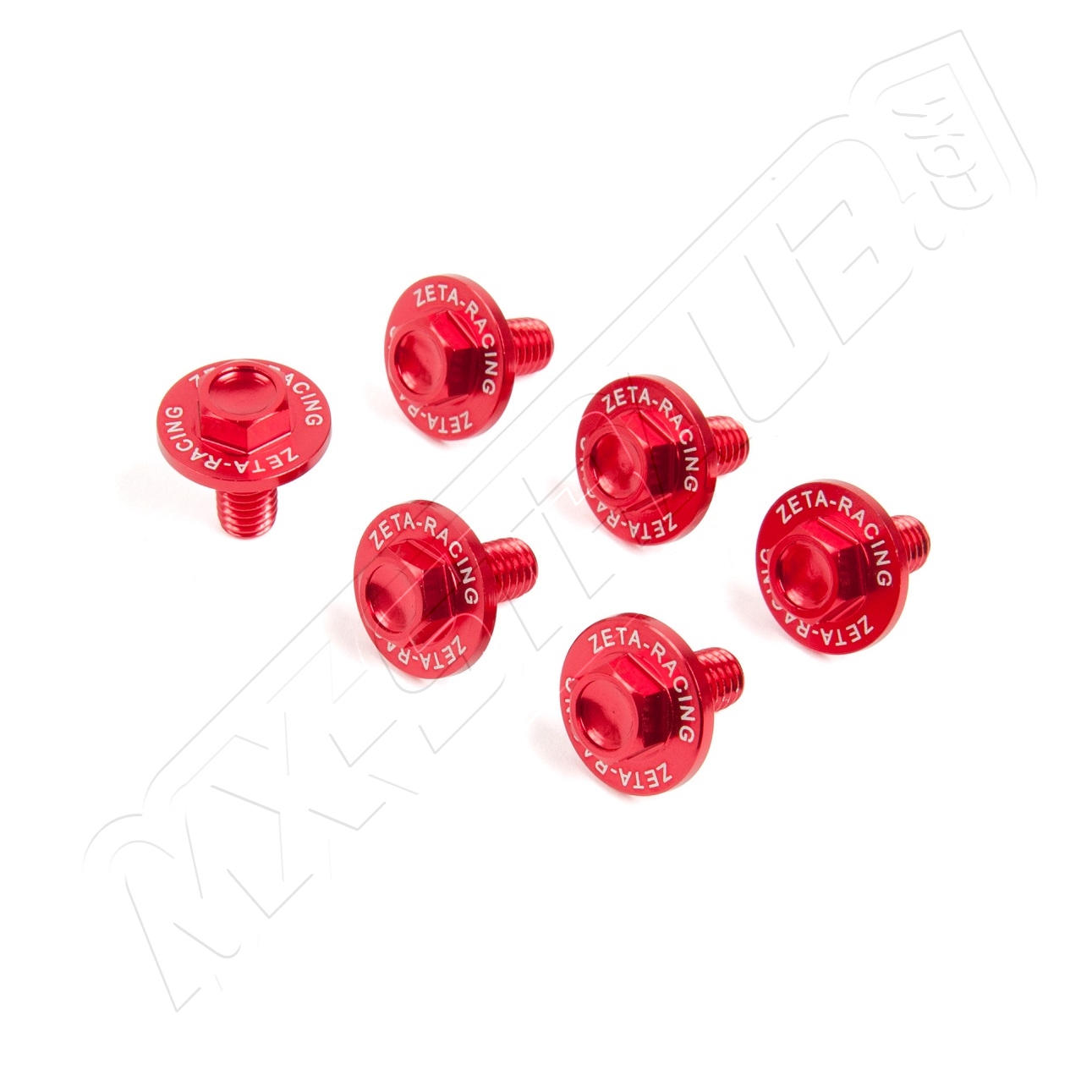 ZETA Schraubenkit Gabelschützer KX125 94-08 Rot 6 Schrauben ZETA Schraubenkit Gabelschützer KX125 94-08 Rot 6 Schrauben