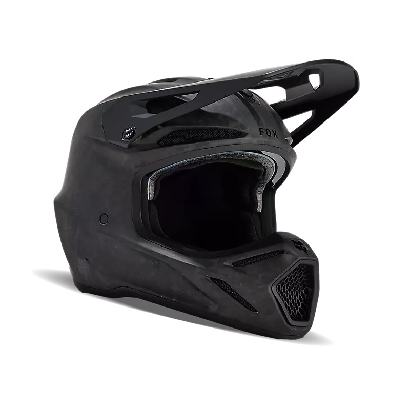 FOX Helm V3 RS Carbon Solid Mattes Schwarz Gr: L59/60cm FOX Helm V3 RS Carbon Solid Mattes Schwarz Gr: L59/60cm