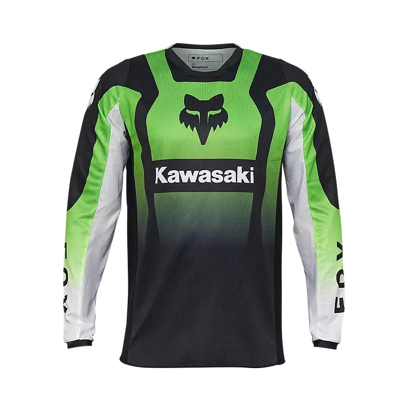 FOX MX-Jersey 180 Kawasaki Fluo Grün