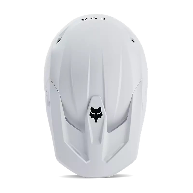 FOX V1 MX Helm Solid matt weiß FOX V1 MX Helm Solid matt weiß