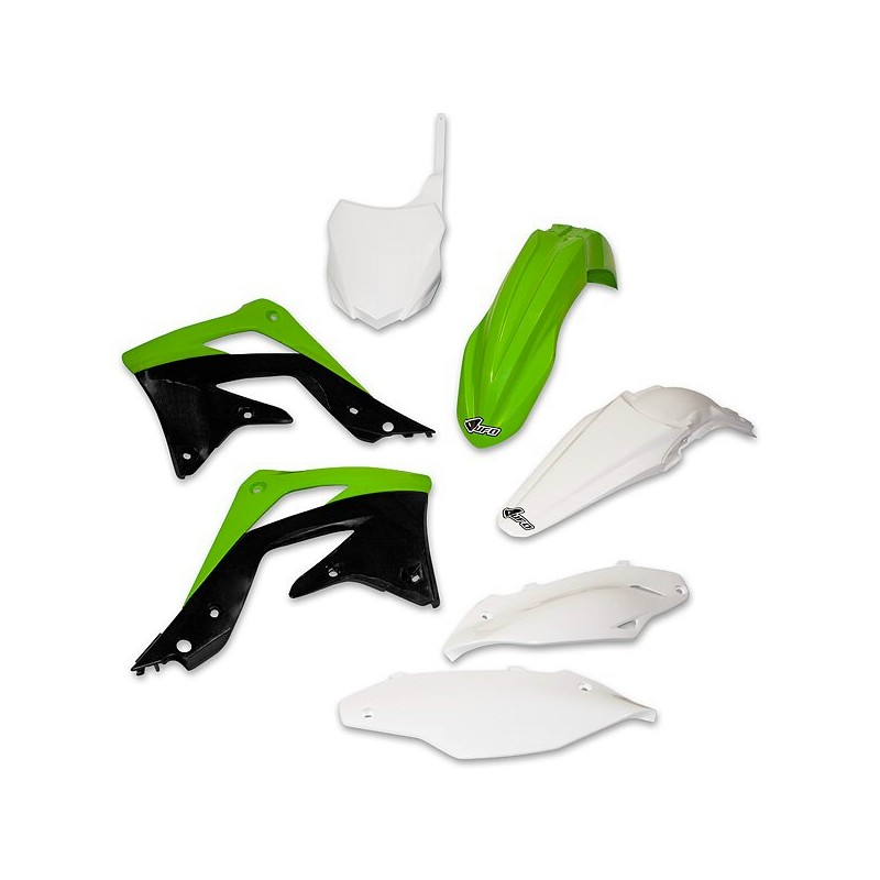 UFO Plastik-Kit Kawasaki KXF450 13-> OEM Farbe