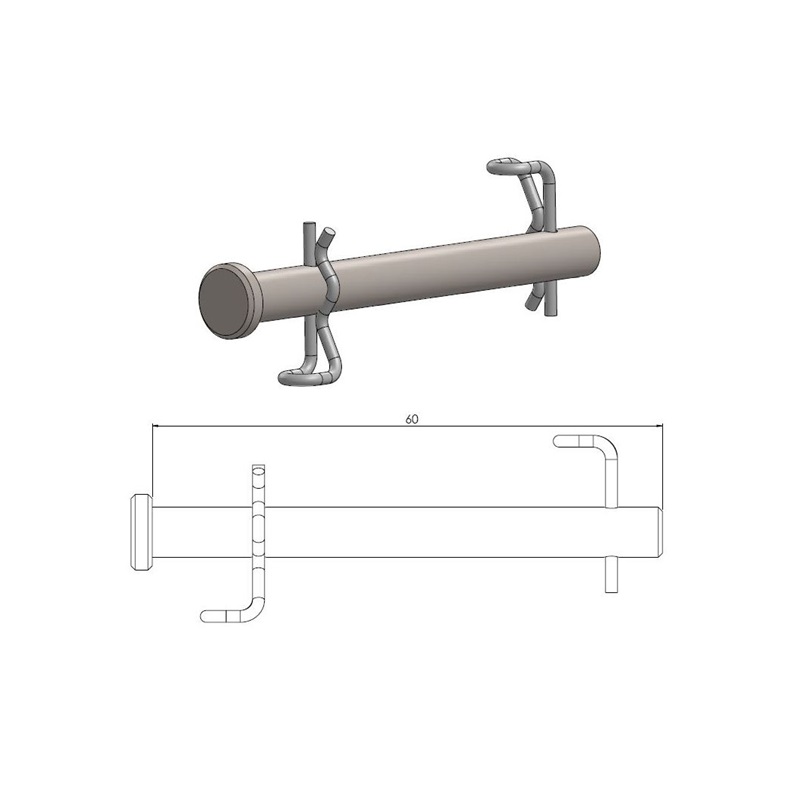 Bremsbelagbolzen hinten GasGas MC85 mit Brembo Bremssattel 2021-> Bremsbelagbolzen hinten GasGas MC85 mit Brembo Bremssattel 2021->
