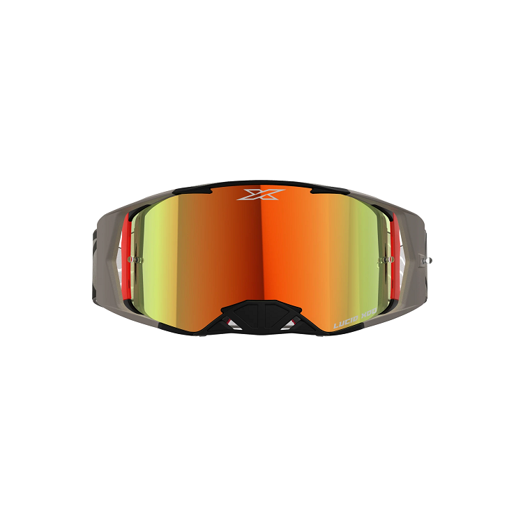 EKS Lucid Brille Black & Tan , Red Mirror EKS Lucid Brille Black & Tan , Red Mirror
