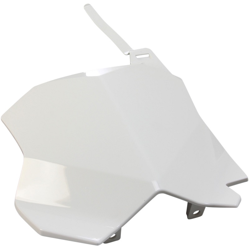 UFO Starttafel vorn KXF450 16-> / KXF250 17-> weiß UFO Starttafel vorn KXF450 16-> / KXF250 17-> weiß