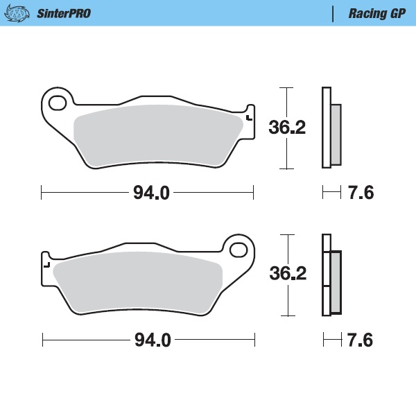 Bremsbelag Sinter Pro Racing GP GasGas MC85 vorn(Brembo) ab 2021-> Bremsbelag Sinter Pro Racing GP GasGas MC85 vorn(Brembo) ab 2021->