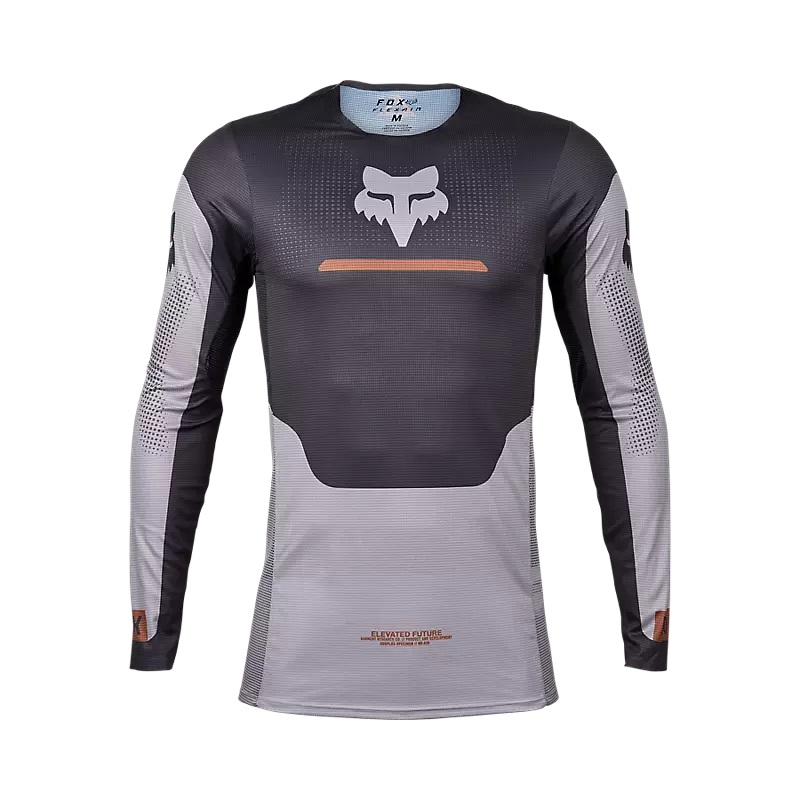 FOX MX- Jersey Flexair Optical Stahl Grau Gr: L FOX MX- Jersey Flexair Optical Stahl Grau Gr: L