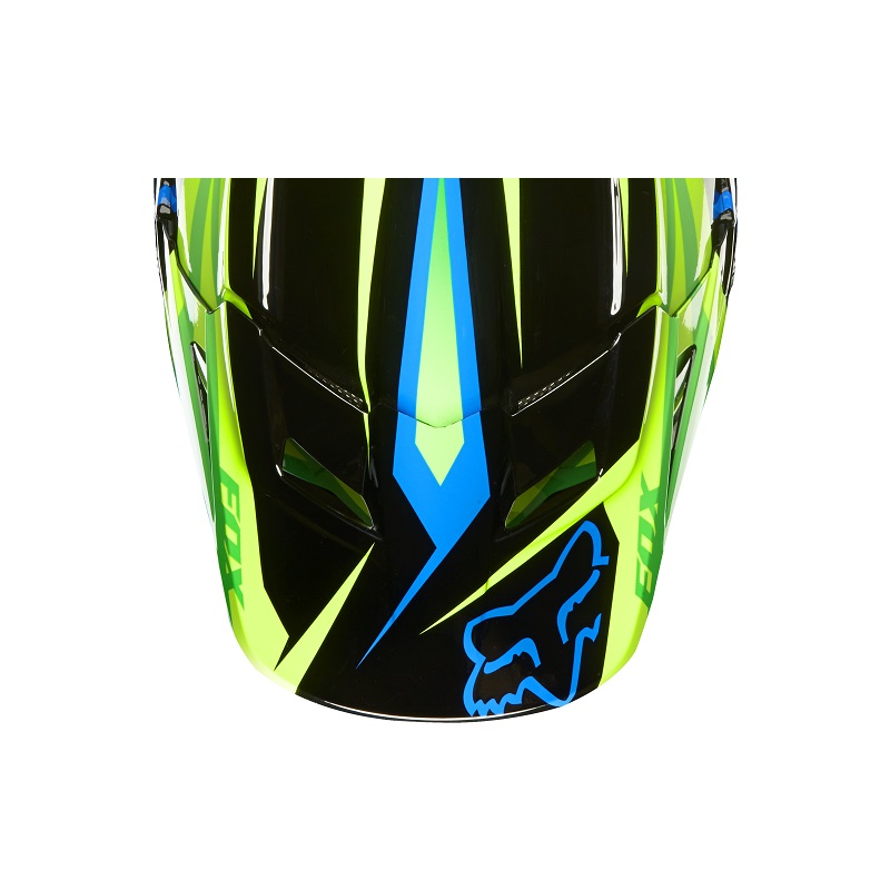 FOX V1 Race Helmschild green Gr: XS/S FOX V1 Race Helmschild green Gr: XS/S