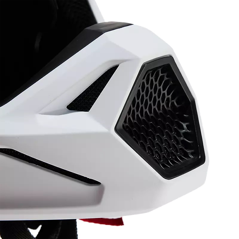 FOX V1 MX Helm Solid matt weiß FOX V1 MX Helm Solid matt weiß